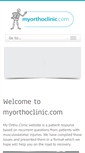Mobile Screenshot of myorthoclinic.com